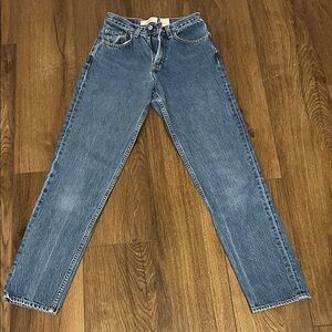 Vintage GAP Globe Patch Classic Fit Jeans Size 2 Women's